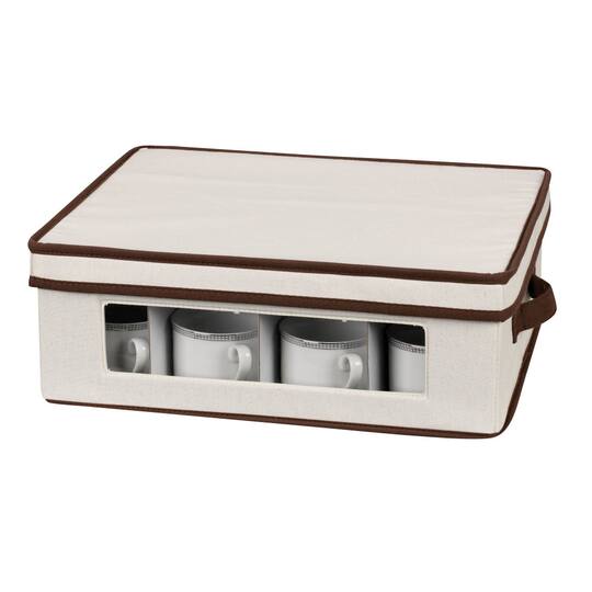 Household Essentials Cup Glassware Storage Box